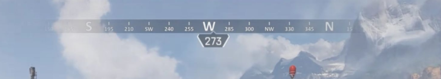 An image of a compass tape in Apex Legends